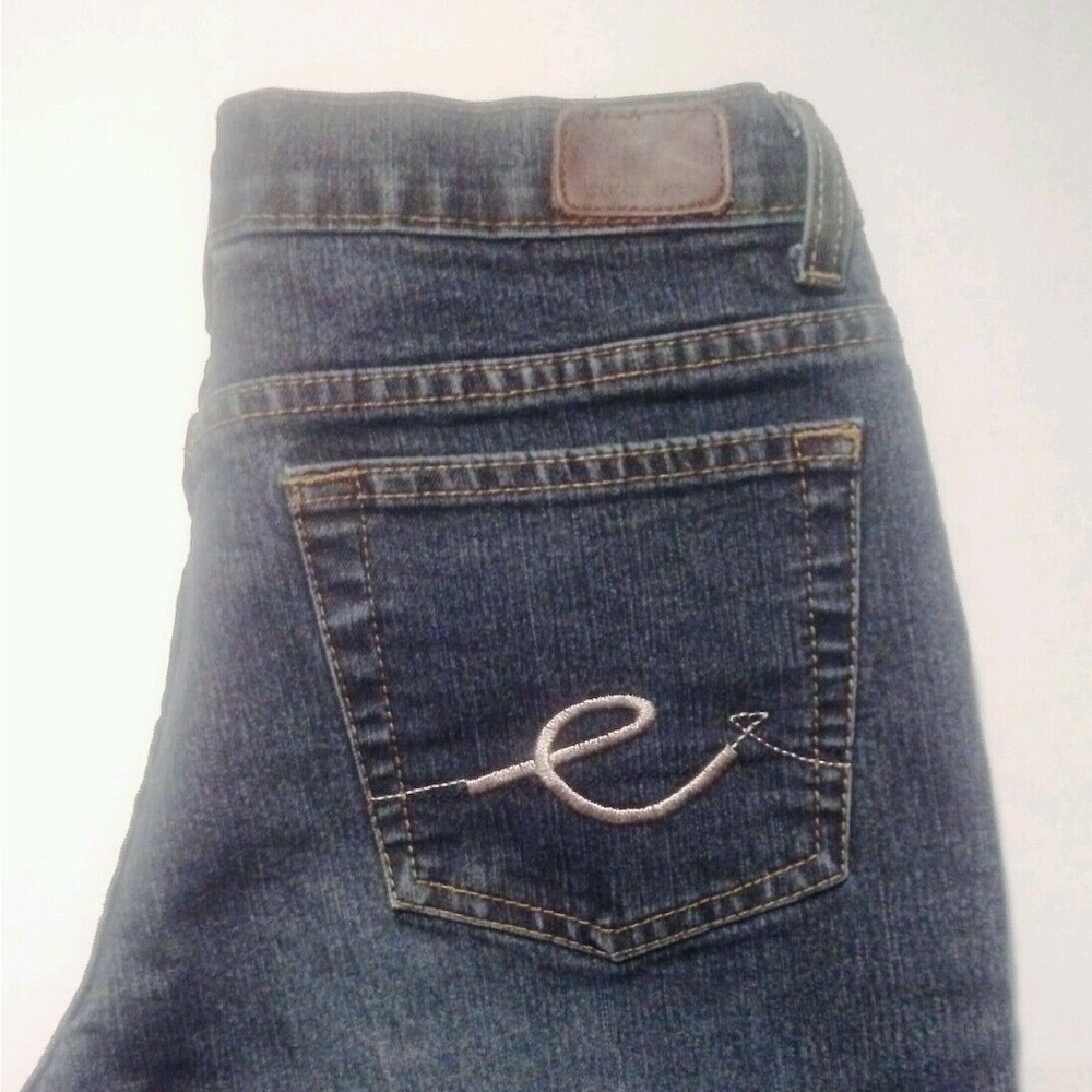 US Polo Assn Bootcut Women Size 11/12 Inseam 32” Dark Washed Stretch denim